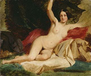 William Etty Female Nude In a Landscape France oil painting art